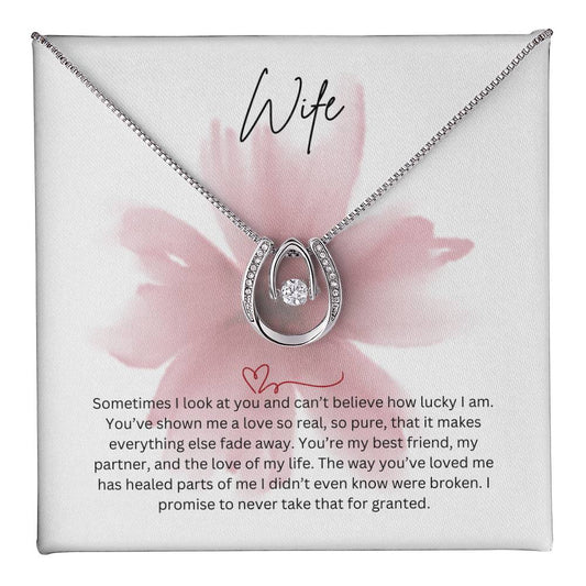 For My Wife Lucky In Love Necklace