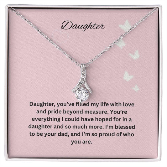 For My Daughter Alluring Beauty Necklace