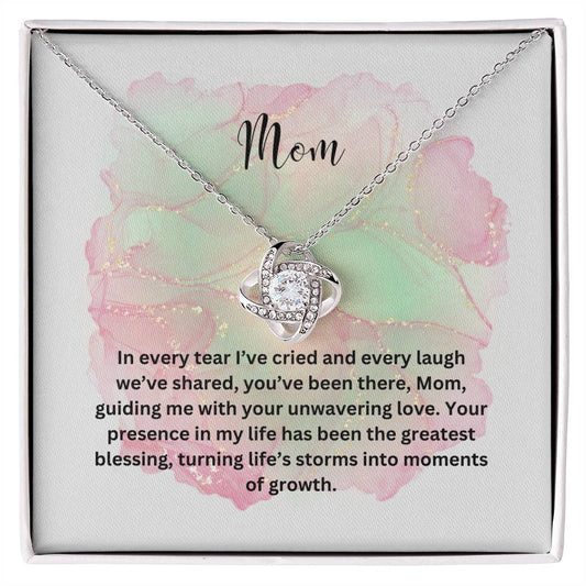 To An Incredible Mom | I Love You - Love Knot Necklace