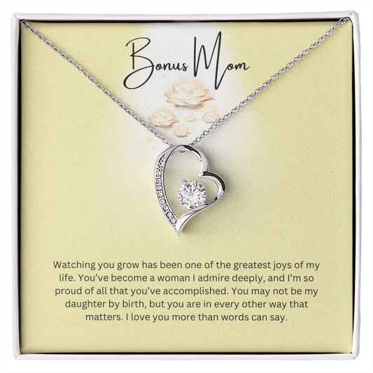 Bonus Mom Forever Love Necklace